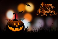 Wishing You A Magical Halloween Night Stationery, Backgrounds