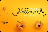 Halloween Trick Or Treat Stationery, Backgrounds