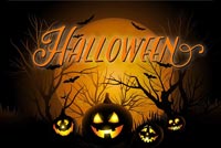 Halloween Pumpkin Night Stationery, Backgrounds