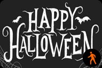 Animated Halloween Spiderweb Stationery, Backgrounds
