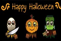 Cute Halloween Creatures Stationery, Backgrounds