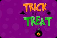 Trick Or Treat Halloween Stationery, Backgrounds