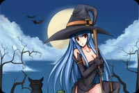 Anime Witch & A Cat Stationery, Backgrounds