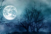 Halloween Moonlight Stationery, Backgrounds