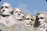 4 Faces Of Mount Rushmore Stationery, Backgrounds