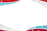 Great America - Happy July 4th / Memorial Day Stationery, Backgrounds