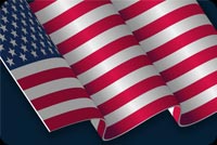 Usa Flag And Stars Stationery, Backgrounds