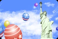 Statue Of Liberty Standing Tall Stationery, Backgrounds