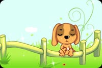 Dog Waiting On A Fence Stationery, Backgrounds