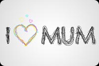 I Luv Mum Stationery, Backgrounds