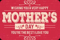 Mother's Day Vintage Poster Stationery, Backgrounds
