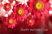 Happy Mother's Day Flowers Stationery, Backgrounds