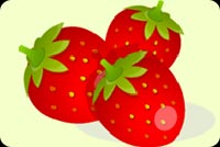 Vibrant Red Strawberries Stationery, Backgrounds