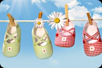 Tiny Baby Shoes To Dry Stationery, Backgrounds