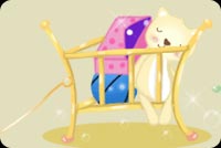 Sleeping Like A Baby In A Crib Stationery, Backgrounds