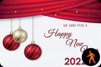 Animated New Year's Red Stationery, Backgrounds