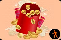 Animated Lucky Money Happy Lunar New Year Stationery, Backgrounds
