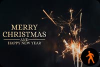 Animated: Merry Christmas & Happy New Year Stationery, Backgrounds