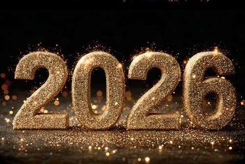 Classic Gold New Year Stationery Stationery, Backgrounds