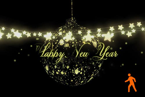 Elegant Starry New Year Stationery Stationery, Backgrounds