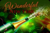 A Wonderful New Year Stationery, Backgrounds