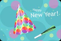 New Year Party Heat Stationery, Backgrounds