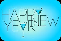 Happy New Year! Let's Drink Stationery, Backgrounds