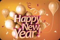 Golden New Year Stationery, Backgrounds