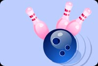 Bowling Pins And Ball Stationery, Backgrounds