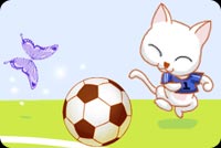 Cat Plays Football Stationery, Backgrounds