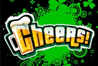 St Patrick's Day Cheers Stationery, Backgrounds