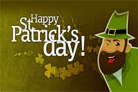 Irish Man Wishing You Happy Stationery, Backgrounds