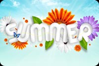 Flowers Are Bloom This Summer Stationery, Backgrounds