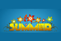 Nice Summer Background Stationery, Backgrounds