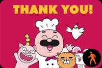 Thank You By Chefclub Stationery, Backgrounds