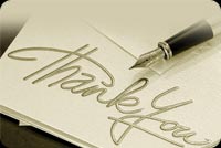 Note Says Thank You Stationery, Backgrounds