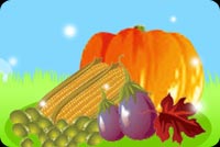 Colorful Thanksgiving Meals Stationery, Backgrounds