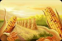 Corn Ready For The Harvest Stationery, Backgrounds