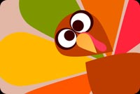 Thanksgiving Turkey Surprise Stationery, Backgrounds