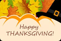 Thanksgiving Warm Wishes For Family Stationery, Backgrounds