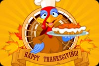 A Fun Thanksgiving Turkey Stationery, Backgrounds