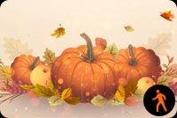 Animated Wishing You A Happy Thanksgiving Stationery, Backgrounds