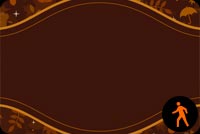Animated Sparkle Thanksgiving Frame Stationery, Backgrounds
