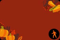 Animated: Warm Thanksgiving Background Stationery, Backgrounds