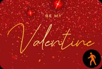 Animated Be My Valentine Sparkling Desire Stationery, Backgrounds