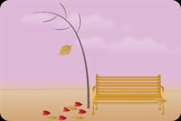 An Empty Chair And A Tree Stationery, Backgrounds