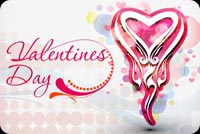 The Valentines Day Heart  Stationery, Backgrounds