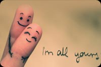 I'm All Yours Finger Stationery, Backgrounds