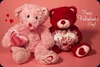 Teddy Bears With Heart Stationery, Backgrounds