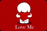Love Me This Valentines Stationery, Backgrounds